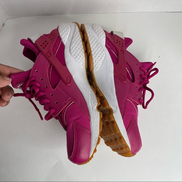 Nike Air Huarache Run Pink Size 7.5 - Picture 6 of 12